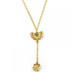 Pendentif fleur en Métal/Zamak 12mm