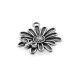 Colgante de Metal Zamak Flor con Abeja 23mm