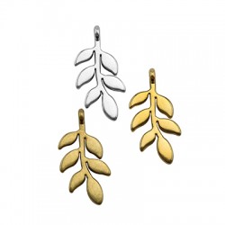 Pendentif branche en Métal/Zamak 13x20mm