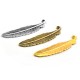 Colgante de Metal Zamak Pluma 12x48mm