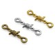 Zamak Pendant Double Knot 9x34mm