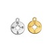 Pendentif boussole en Métal/Zamak 14mm