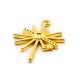 Zamak Pendant North Star 23x33mm