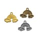 Zamak Charm Rainbow Clouds 19x11mm
