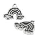 Zamak Charm Rainbow Clouds 19x11mm