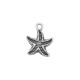 Colgante de Metal Zamak Estrella de Mar 15mm
