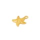 Colgante de Metal Zamak Estrella de Mar 15mm