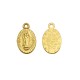 Colgante de Metal Zamak Ovalado con Virgen 10x14mm