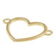 Conector de Metal Zamak Corazón 30x27mm
