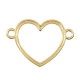 Conector de Metal Zamak Corazón 30x27mm