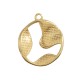 Pendentif rond en Métal/Zamak 22mm