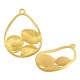 Zamak Pendant Oval Irregular 23x27mm