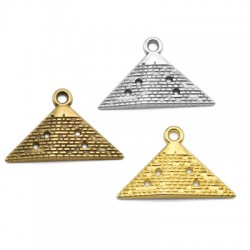 Ciondolo in Metallo Zama Piramide 32x15mm