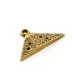 Zamak Pendant Pyramid 32x15mm