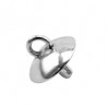 999° Silver Antique Plated/ 5µm