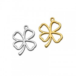 Zamak Charm Four Leaf Clover 21x23mm