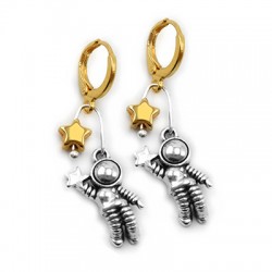 Zamak Charm Astronaut 15x18mm