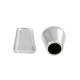 Zamak End Cap Cone 5.6x6.2mm Ø2.6mm
