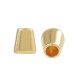 Zamak End Cap Cone 5.6x6.2mm Ø2.6mm