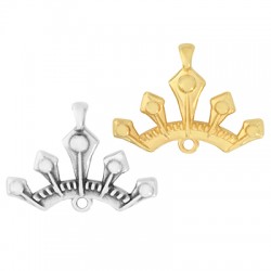 Pendentif en Zamak Couronne 30 x 18 mm