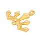 Pendentif en Zamak Couronne 30 x 18 mm