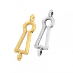 Connecteur Zamak Serrure à trou de Serrure 18 x 8 mm
