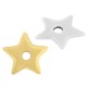 Zamak Charm Star 18mm Ø3mm