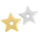 Zamak Charm Star 18mm Ø3mm