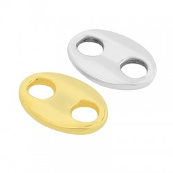Zamak Connector Oval 14x10mm Ø3.6mm