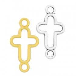 Connecteur en Zamak en Forme de Croix 10 x 13 mm