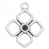 999° Silver Antique Plated/ 5µm