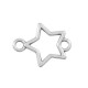 Zamak Connector Star Hollow 12mm