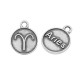 Colgante de Metal Zamak Redondo Signo Zodiacal Aries 12mm