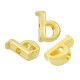 Passante in Metallo Zama Lettera "b/d" 6x8mm (Ø1.5mm)