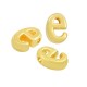 Passante in Metallo Zama Lettera "e" 6x8mm (Ø1.5mm)
