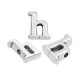 Passante in Metallo Zama Lettera "h" 6x8mm (Ø1.5mm)