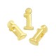 Passante in Metallo Zama Lettera "i" 6x8mm (Ø1.5mm)