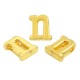 Passante in Metallo Zama Lettera "n" 6x8mm (Ø1.5mm)