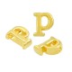 Pasador de Metal Zamak Letra "p/q" 6x8mm (Ø1.5mm)