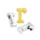 Pasador de Metal Zamak Letra "r" 6x8mm (Ø1.5mm)