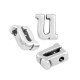 Zamak Letter Bead "u" 6x8mm Ø1.5mm