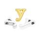 Pasador de Metal Zamak Letra "y" 6x8mm (Ø1.5mm)