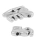 Pasador de Metal Zamak "LOVE" con Corazón 14x18mm(Ø2mm)