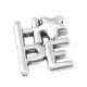 Zamak Charm “HOPE” with Star 14x19mm Ø2mm