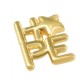 Charm en Zamak « HOPE » avec Étoile 14 x 19 mm Ø 2 mm