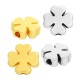 Pasador de Metal Zamak Trébol de Cuatro Hojas 8mm (Ø1.5mm)