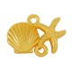 Zamak Connector Shell Starfish 18x13mm