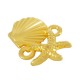 Zamak Connector Shell Starfish 18x13mm