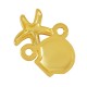 Zamak Connector Shell Starfish 18x13mm