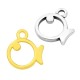 Colgante de Metal Zamak Pez 12x10mm